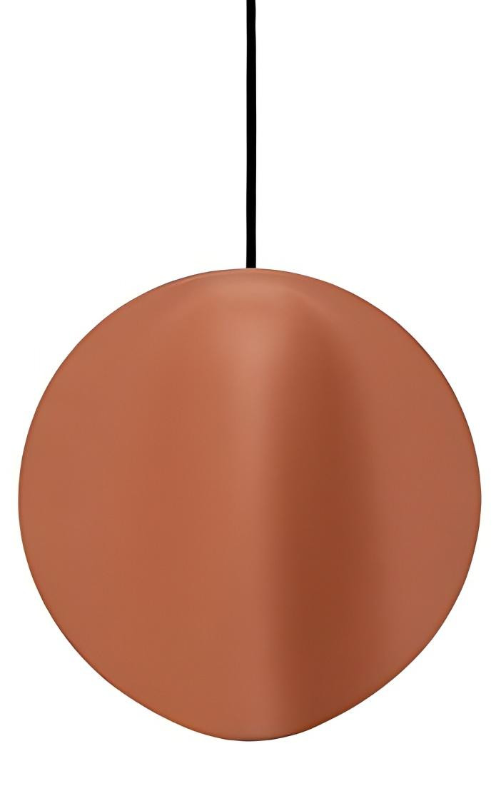 Zafferano Sirio LED-hanglamp van terracotta-keramiek, 8W, 3000K, Diameter: 24 cm