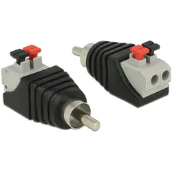 DeLOCK 65566 Kabeladapter RCA Schwarz, Grau, Rot