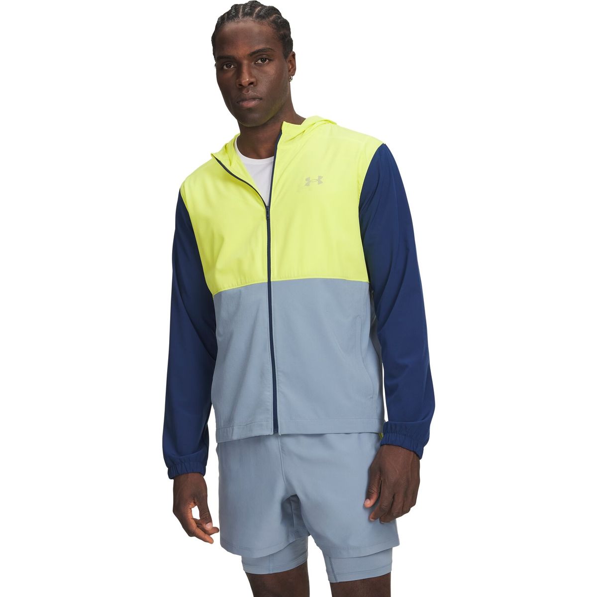 Under Armour Velociti Hooded Jacket blue reflective (997) XS 6015111-997-XS