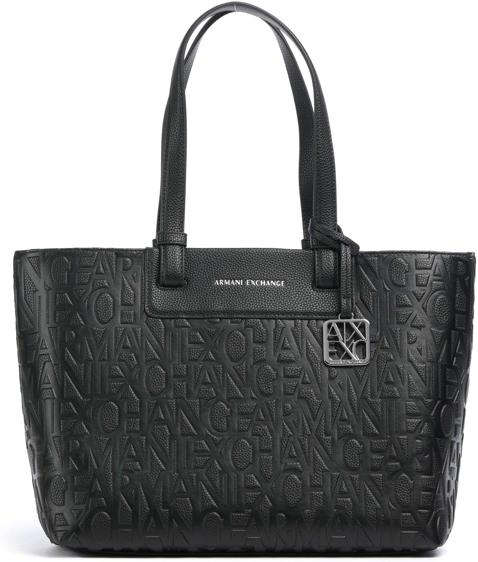 Armani Exchange Liz M Shopper, schwarz