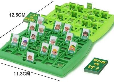 Useful Little Things Who Is It Guessing Game Family Logic And Deduction Board Game green