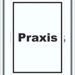 HB-Druck Praxis Schild mit Text Arzt Gesundheit hochkant A6 (105x148mm)