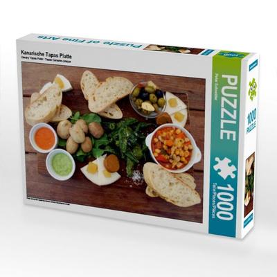 CALVENDO Puzzle Kanarische Tapas Platte | 1000 Teile Lege-Größe 64x48cm Foto-Puzzle für glückliche Stunden