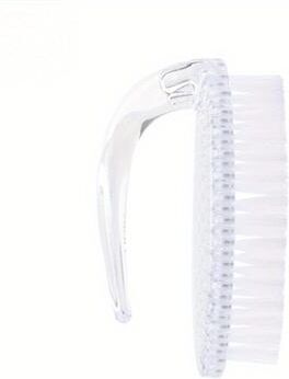 Combo Retail Shop Oval Nail Brush, Nail Dust Brush, Plastic Nail Cleaning Brush, Soft Bristle Brush, Sweep Nail Dust Effectively clear