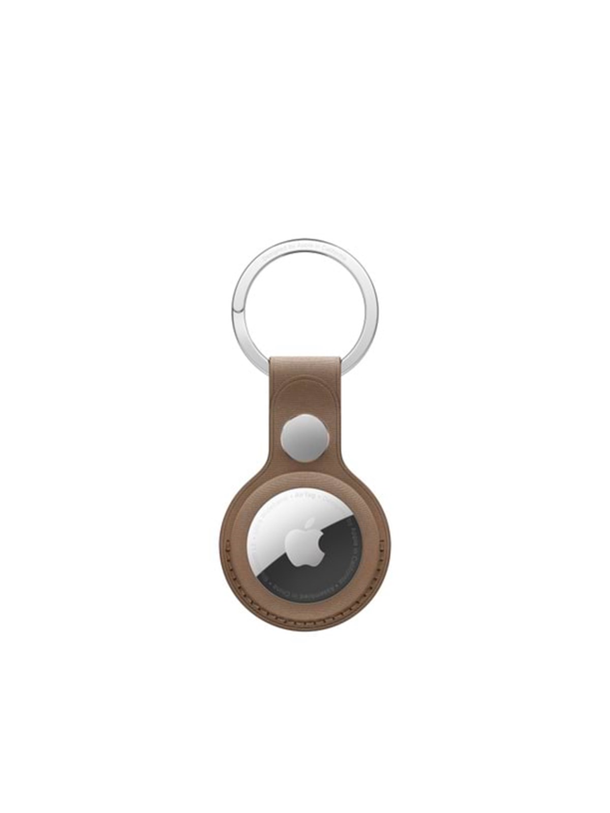 Apple AirTag FineWoven Key Ring - Taupe