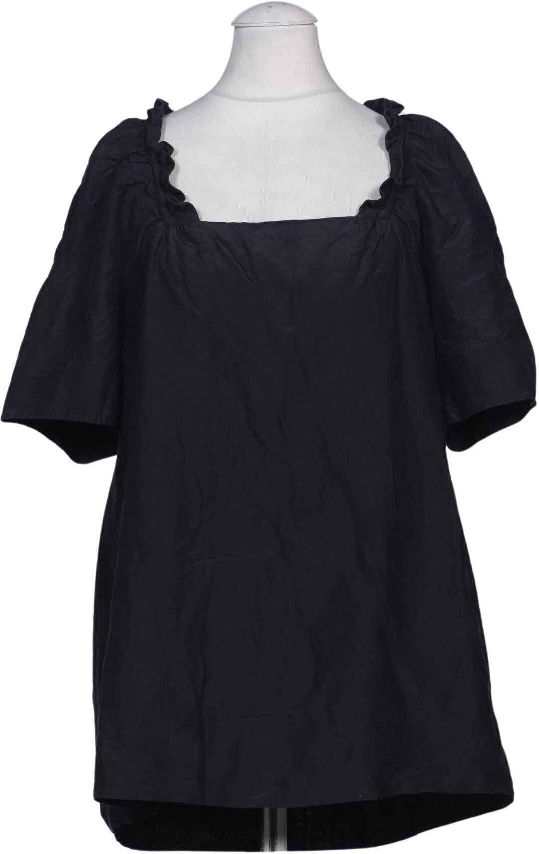 COS Damen Bluse, Marineblau, Gr. EU 36, Baumwolle / Seide - Second Hand