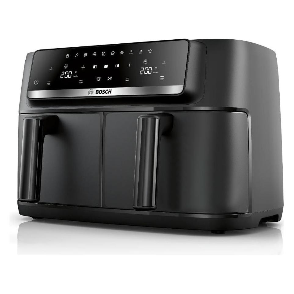 Bosch Hausgeräte Bosch Serie 4, Double Drawer Air Fryer, Schwarz, MAFD440B7, ID MAFD440B7 (9 l) (MAFD440B7)