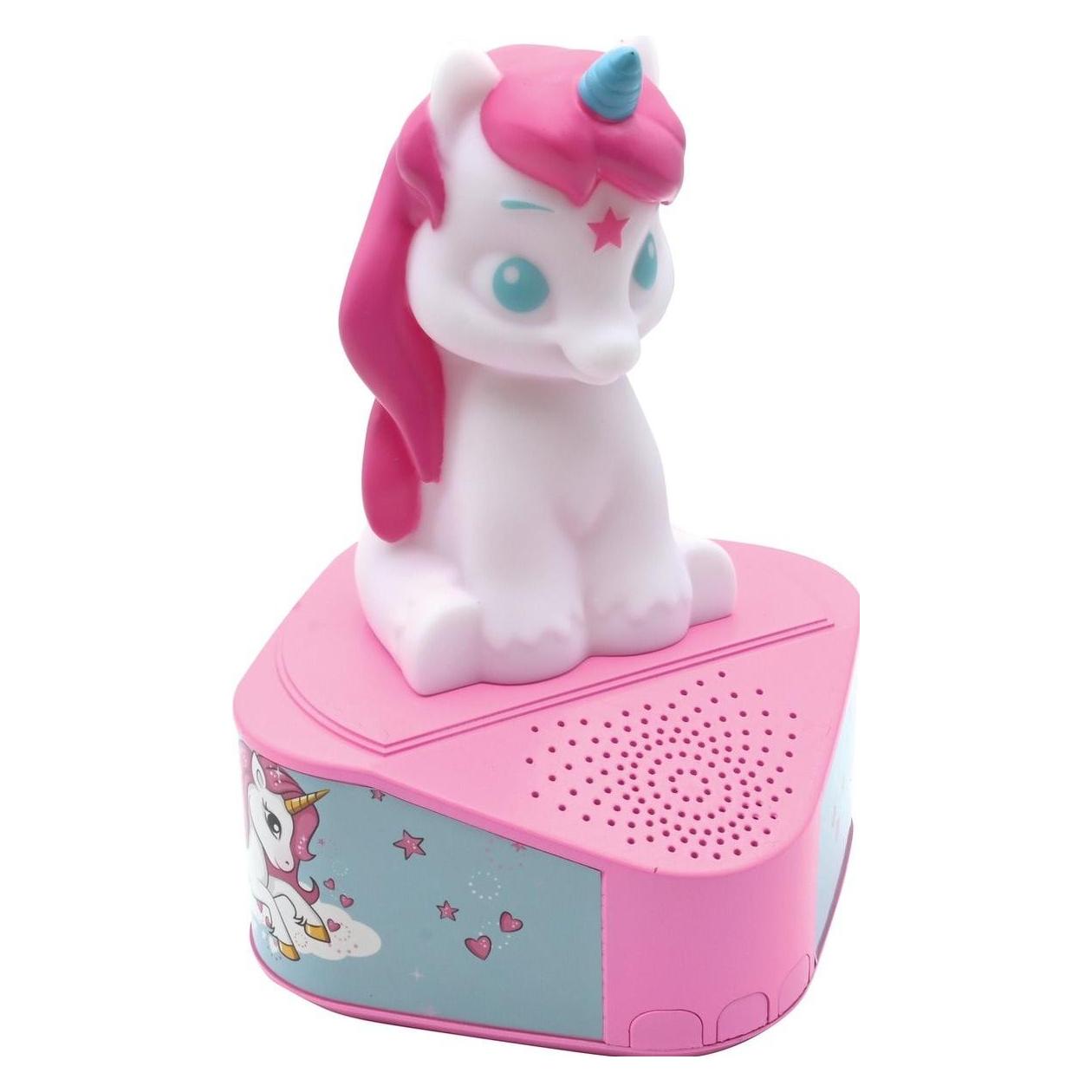Lexibook Einhorn Bluetooth Lautsprecher mit beleuchtete Figur (BTD80UNI)