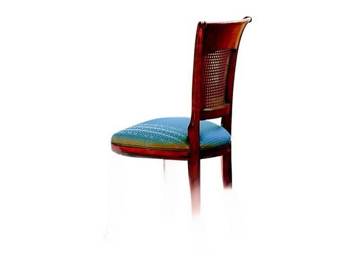 JVmoebel Esszimmerstuhl Echtholzstuhl mit Lederbezug im eleganten Art Deco-Design, Made in Europa