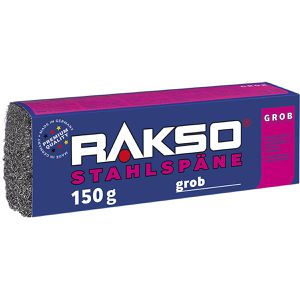 RAKSO Stahlwolle 030303, Späne, grob, zum Reinigen und Schleifen, 150g