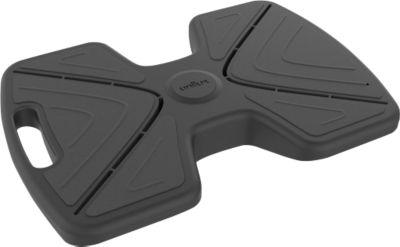 Fußstütze UNILUX Updown, ergonomisch, neigbar, Anti-Rutsch-Belag, L 430 x B 337 x H 135/90 mm, PP & Silikon, schwarz