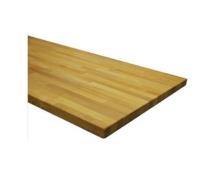 ADB Buchenplatte 1200x600x27mm fugenfrei verzugsfest Tischplatte Buche Arbeitsplatte Werkstattplatte