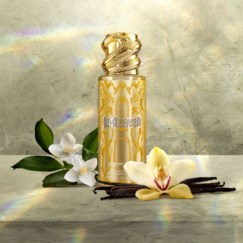 Roberto Cavalli Just Cavalli Sultry Gold Hair and Body Mist 250mL
