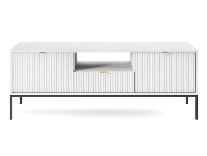 Compleo TV-Schrank mit Schublade und 2 Türen NANCY Lowboard mit Lamellen