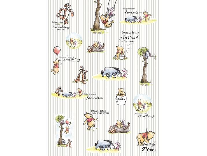 Komar - Papier Peint Panoramique Winnie L'Ourson Multicolore - Disney