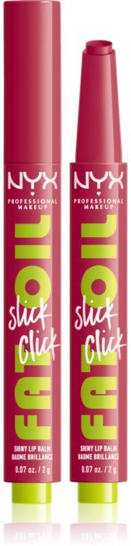 NYX Professional Makeup Fat Oil Slick Click tinted lip balm shade 10 Double Tap 2 g