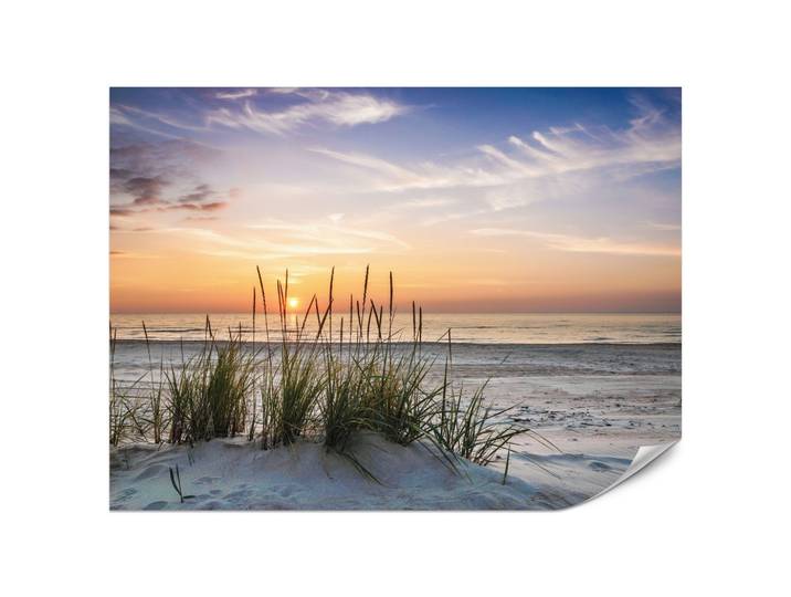 FOTOTAPETE Meer STRAND Dünen Sonnenuntergang Landschaft 3D 200x140cm