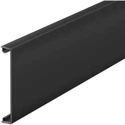 OBO Oberteil glatt 2000x80 PVC sw GK-OTGSW