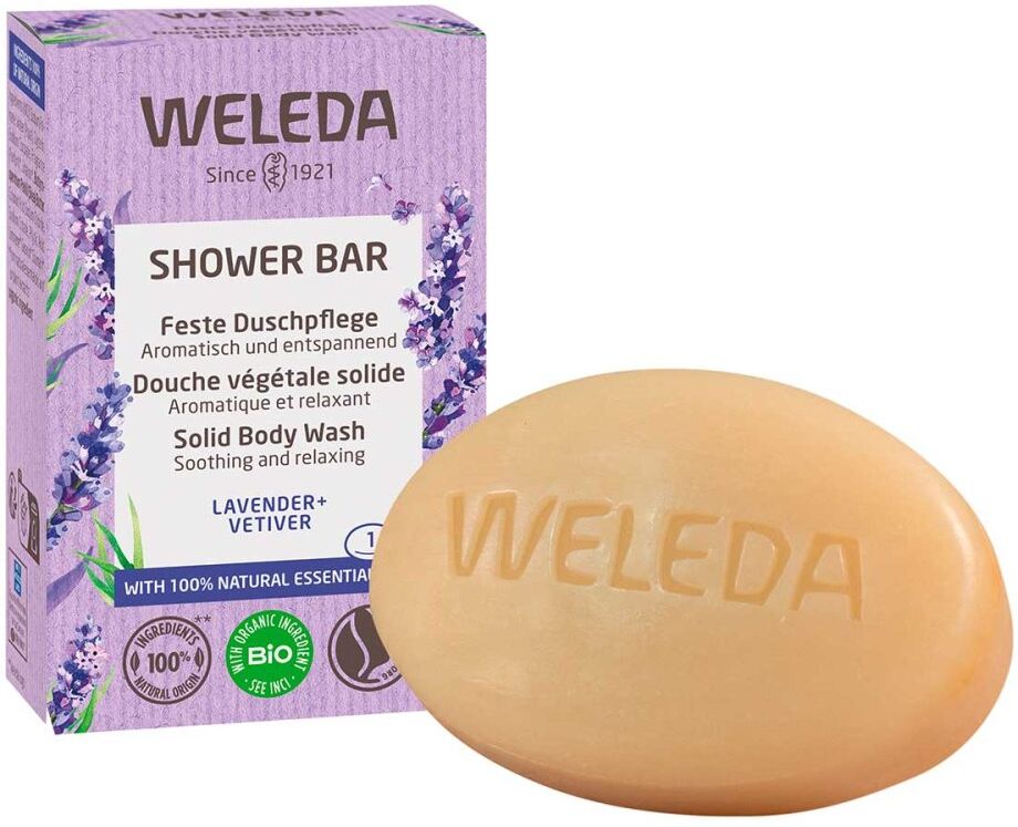 Weleda Feste Duschpflege Lavender + Vetiver 75g