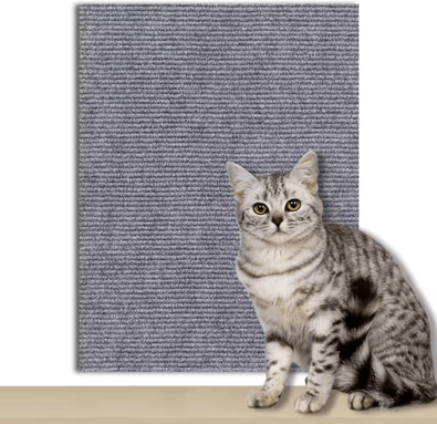 Inspire Picks Scratch Guard Self Adhesive Cat Scratching Carpet Protector gray 30x60cm