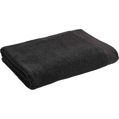 Badetuch CHRISTY "LUXE", schwarz, B:90cm L:165cm, Walkfrottier, Obermaterial: 100% Baumwolle, Handtücher, Badetuch, Luxus Badetuch in Premium Qualität mit 730g/m², 90x165cm, 1er Set