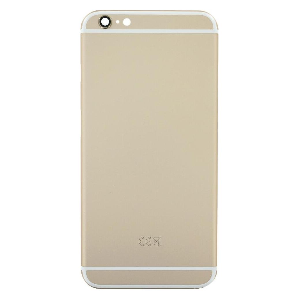 OEM Ersatz iPhone 6 Plus Rückseite Gold, ohne Logo (Apple iPhone 6 Plus) (25446777)