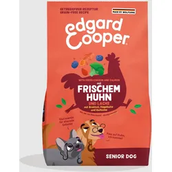 Edgard&Cooper Senior Freilauf-Huhn und Lachs Hundetrockenfutter 700 Gramm