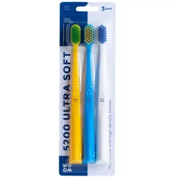 Toothbrush WOOM 5200 ULTRA SOFT, 3 pack 1 St