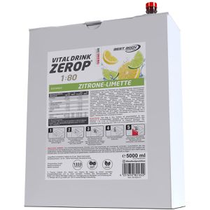 Best-Body-Nutrition Sirup Vital Drink Zitrone, zuckerfrei, Getränkesirup für ca. 400 Liter Fertiggetränk, 5 Liter