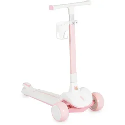 Byox Kinderroller Aero klappbar Getränkehalter Hinterradbremse höhenverstellbar rosa