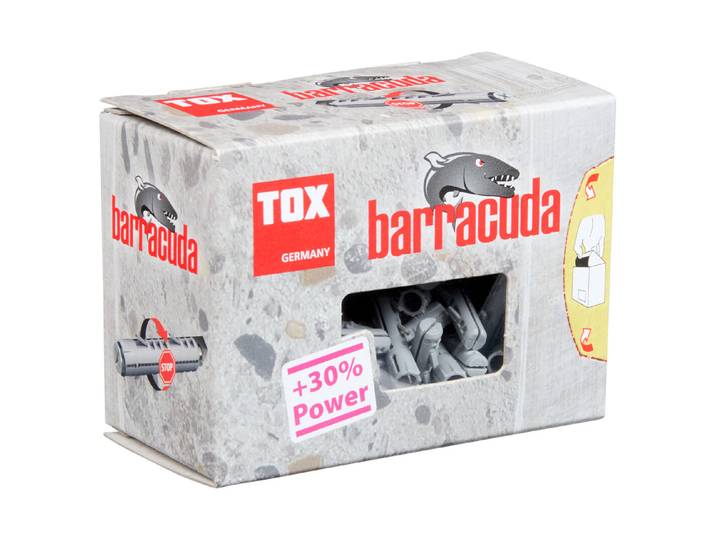 Tox Spreizdübel Barracuda Grau ⌀ 5 mm 100 Stück