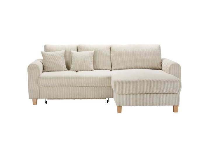 Ecksofa LILLE 232/156 cm Beige Cord