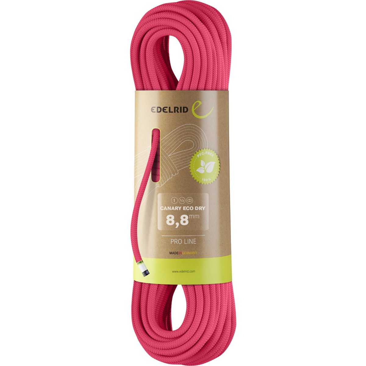 Edelrid Canary Eco Dry 8,8mm pink (242) 60 M 713890602420