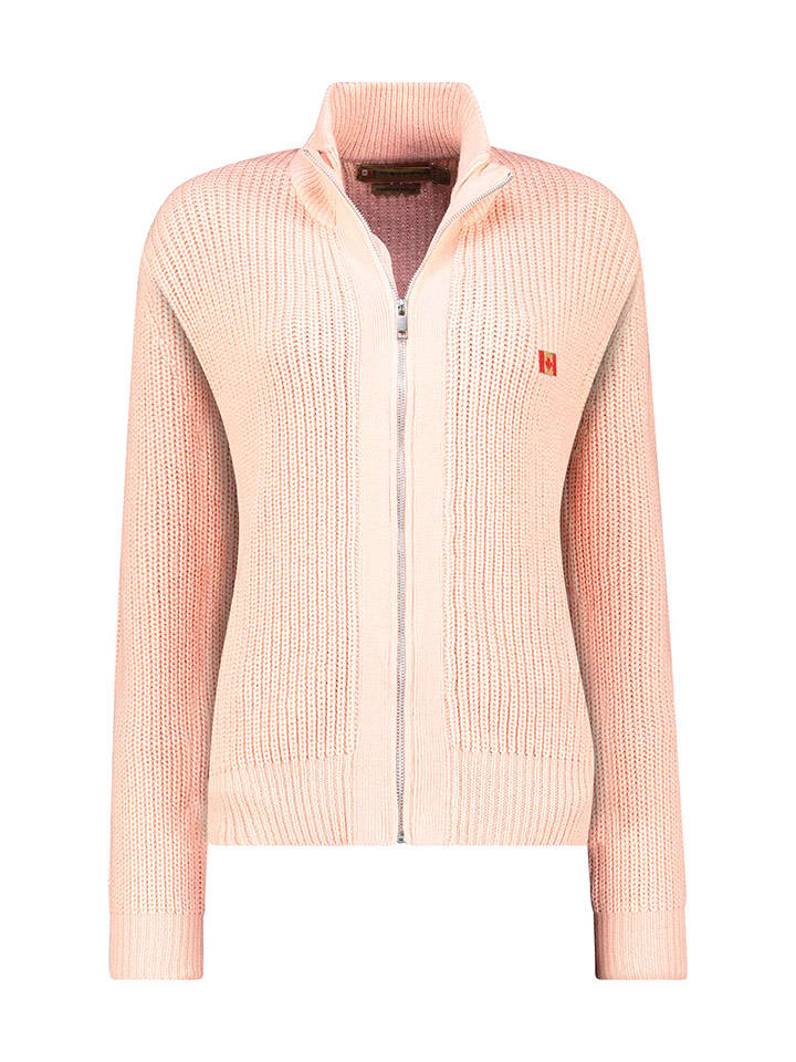 Canadian Peak Cardigan in Rosa - S