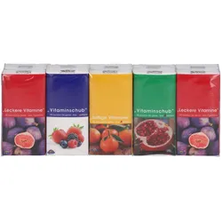 BabyFrank, Taschentücher + Kosmetiktücher, Taschentücher Motiv Vitamine, 1 St