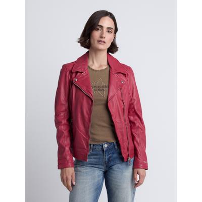 Lederjacke MAZE "173Indiana", Damen, Gr. XL, rot, Obermaterial: 100% Lammleder. Futter: 100% Polyester, Jacken
