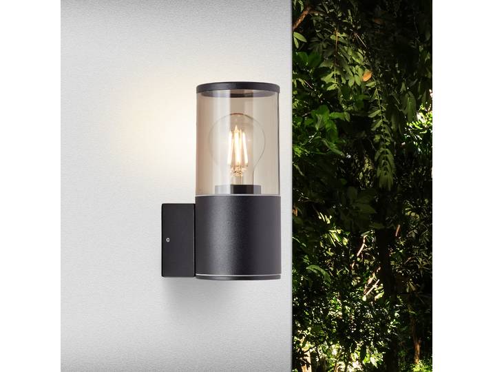 BRILLIANT Applique extérieure Sergioro luminaire décoratif d'extérieur anthracite 1x E27 max. 20 W IP44