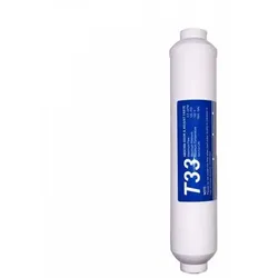 Aktivkohlenachfilter T33 für Osmoseanlagen (Inlinekartusche)