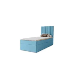 Boxbett mit Stauraum  Nelia ¦ blau ¦ Maße (cm): B: 92 H: 124