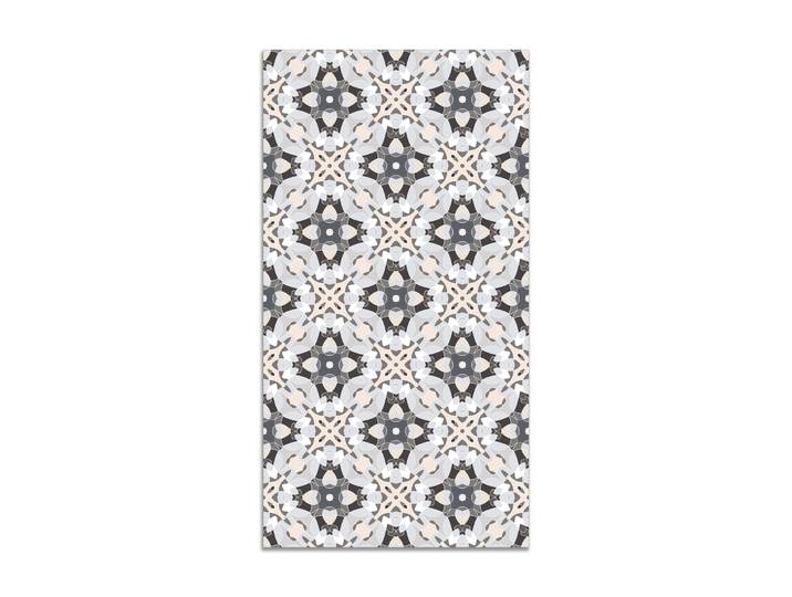 Tapis vinyle tuile modèle oriental gris 120x170cm