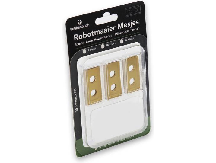 To the South® Robotmaaier mesjes titanium geschikt voor PARKSIDE (Lidl Robotmaaier) - Let op: exclusief schroefjes - 90 stuks