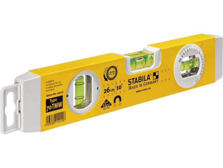 Stabila 70 TMW level 0.259 m White\, Yellow