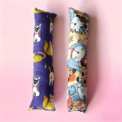 Inspired Finds Cat Grass Plush Chew Pillow Interactive Catnip Kicker Toy For Indoor Cats two At Random