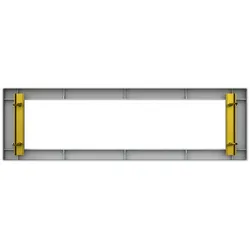 ABB PS400Z03 Sockelrahmen 1000x320x65 PolySafe Bodenmontage 4TBP833576C0100