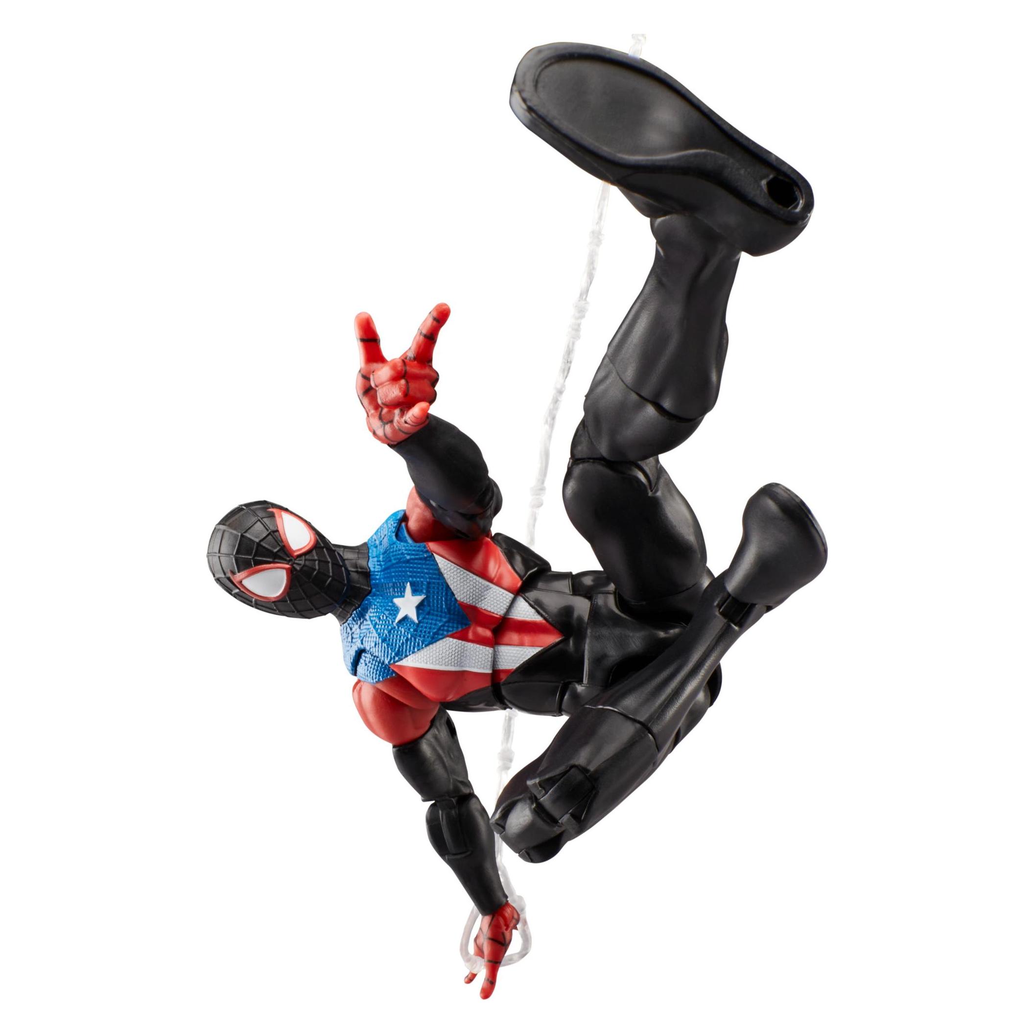 Hasbro Spider-Man 2 Marvel Legends Gamerverse Actionfigur Miles Morales (Boricua Suit) 15 cm (G08365X0)