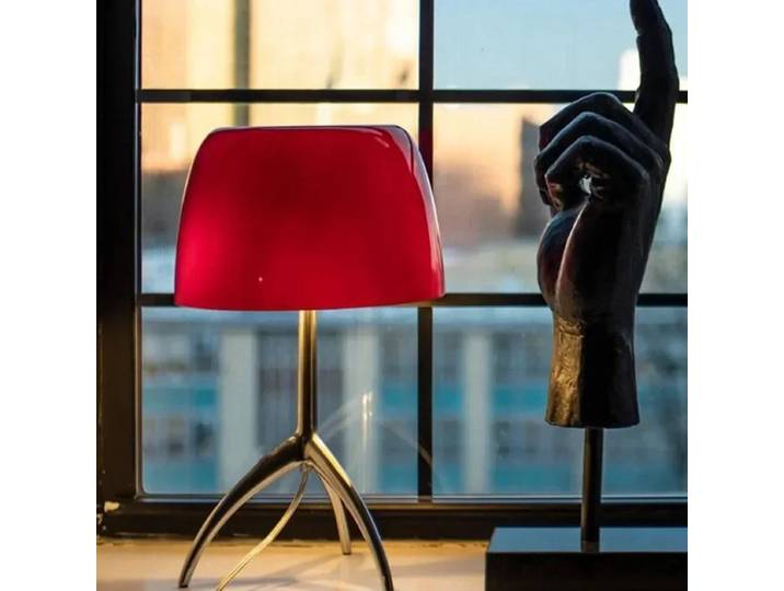 Lampe de bureau de style Bauhaus de design danois avec abat-jour en verre, décoration de chambre à coucher, salon, lampe de table LED, lampes de lecture d'étude d'hôtel