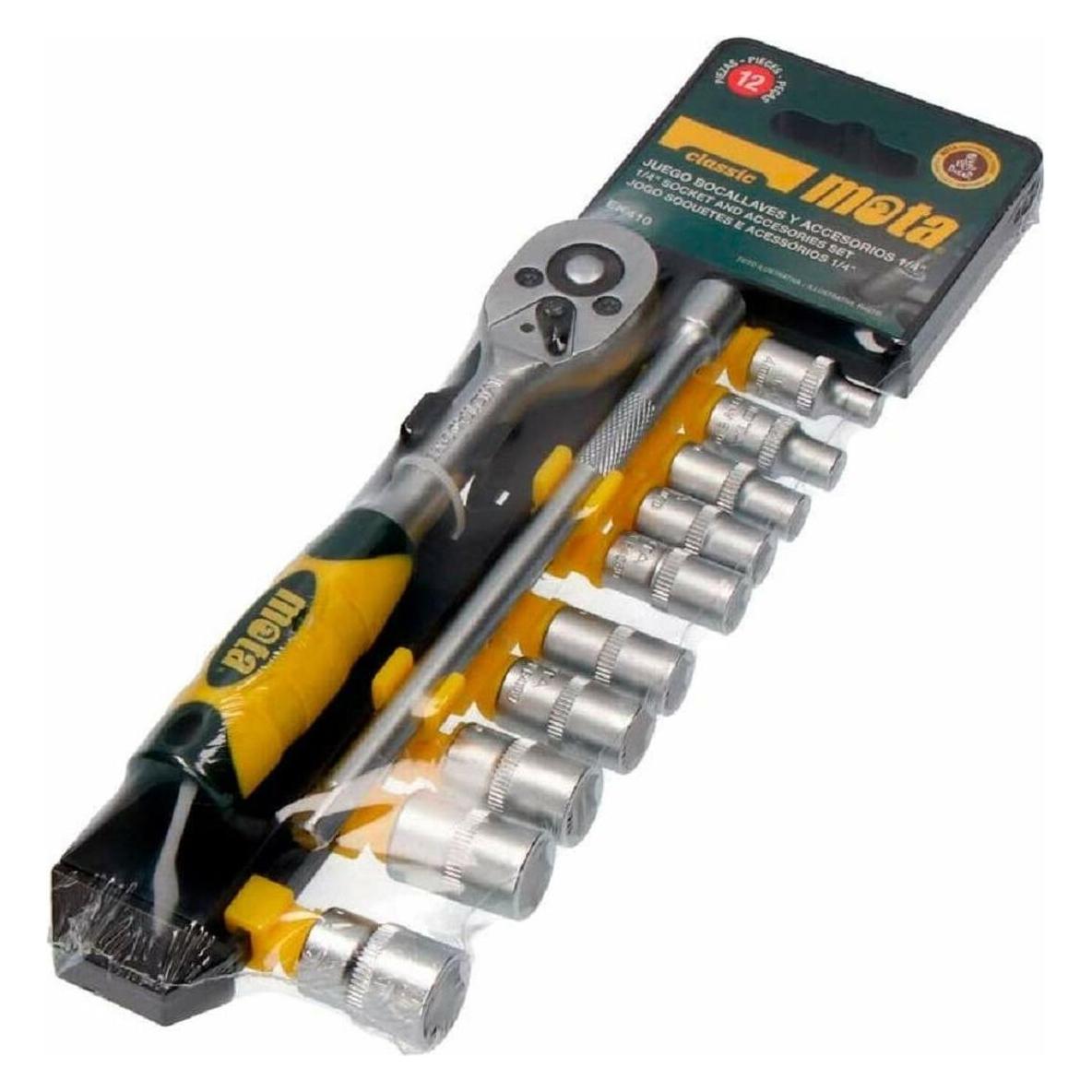 Motta Ratschenset Mota 1/4" (10 mm, 11 mm, 12 mm, 13 mm, 4 mm, 5 mm, 6 mm, 7 mm, 8 mm, 9 mm) (45285545)