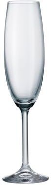 Red Vanilla Gastro Fluted Champagne Glass 220ml Set of 6