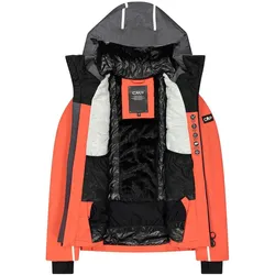 CMP Campagnolo, Damen, Skijacke, Damen Kapuzen Skijacke aus Twill (XXL), Rot