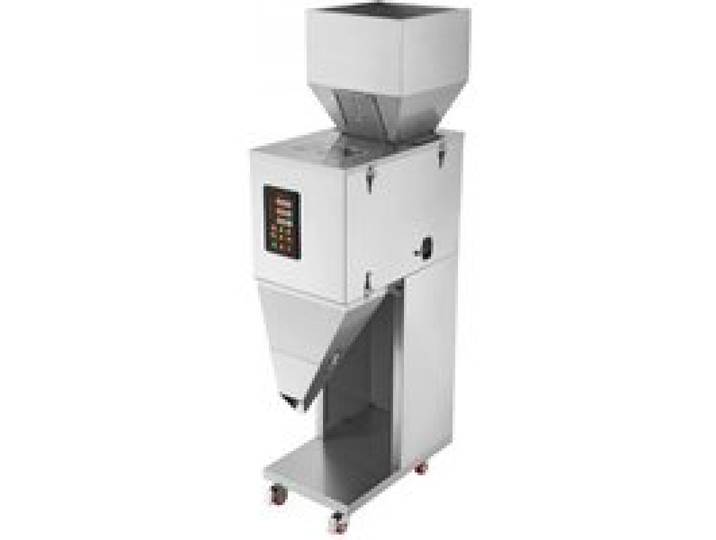 VEVOR Partikelfüllmaschine, 0,022–2,2 lbs/10–1000 g, automatische Füllmaschine mit Fußpedal, Wiegefüllmaschine aus Edelstahl, Wiegefüllmaschine für Bohnen, Samen, Körner, Tee, Granulatverpackung